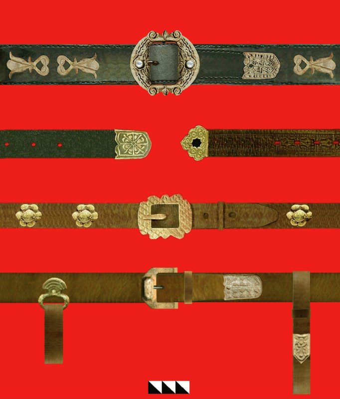 Cossack officer’s leather belts  2